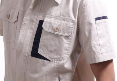 夏季勞保工人工作服訂制細節(jié)圖